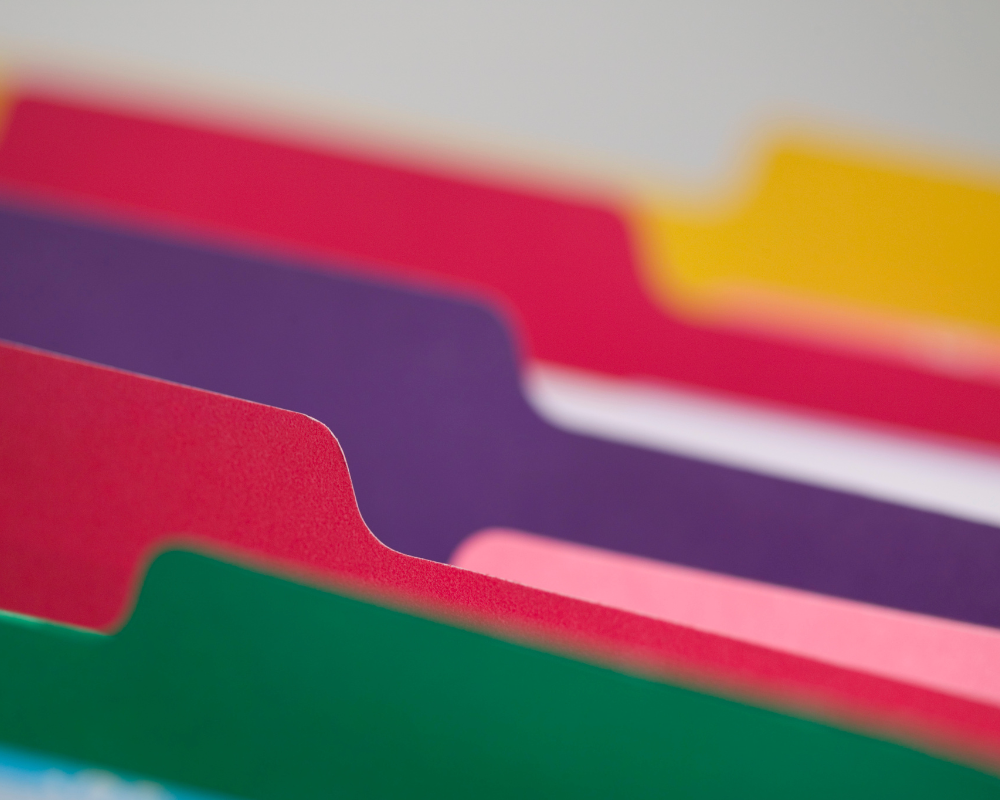 Archivadores para uso personal