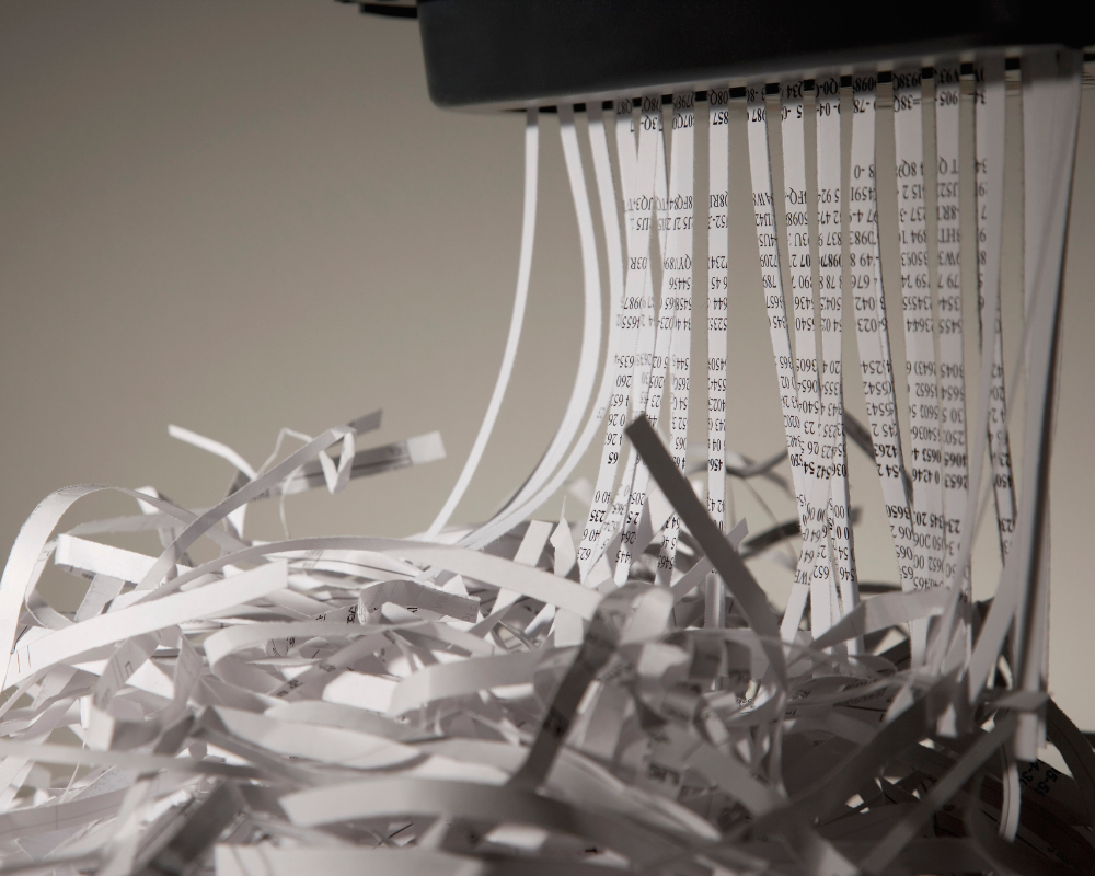 Máquina para romper papeles